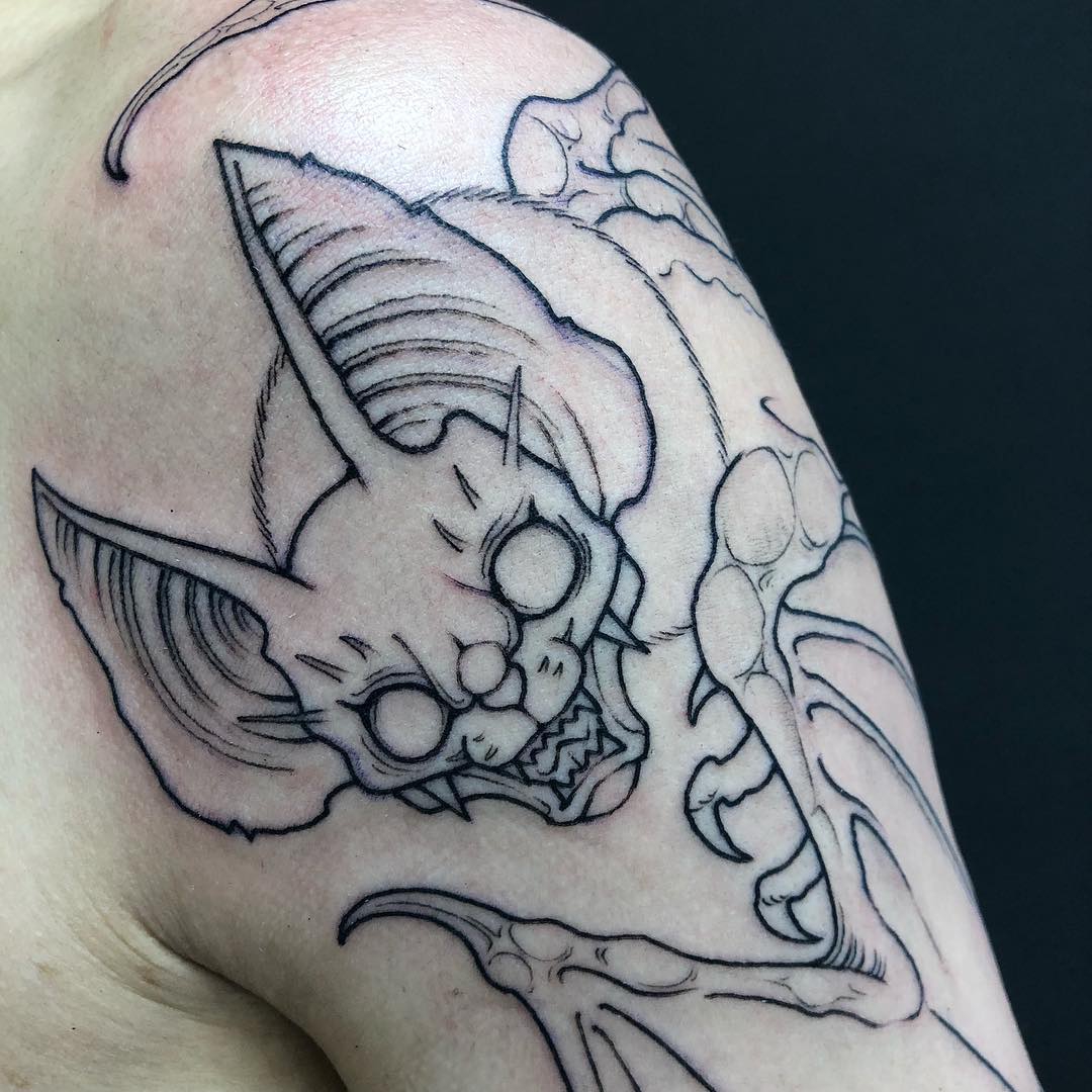 Genko Tattoo Studio コウモリのデザイン タトゥーデザイン Blog Genko Tattoo Studio