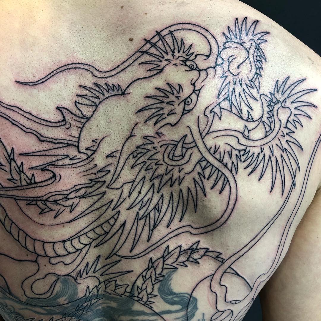 Genko Tattoo Studio カバーアップタトゥー ドラゴンタトゥー Blog Genko Tattoo Studio